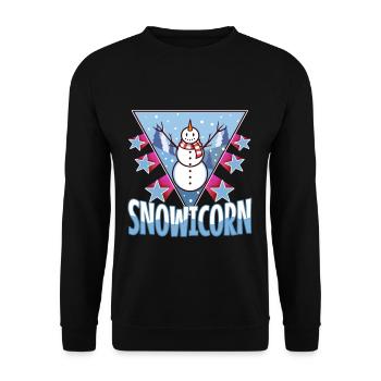 Maïs des neiges - Sweat-shirt Unisexe - noir - Devant - Alina (178cm) & Michal (187cm)