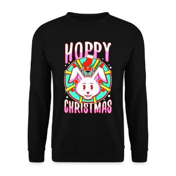 Noël houblonné - Sweat-shirt Unisexe - noir - Devant - Alina (178cm) & Michal (187cm)