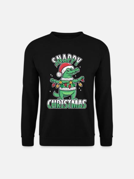 Snappy christmas - Unisex Sweatshirt - black