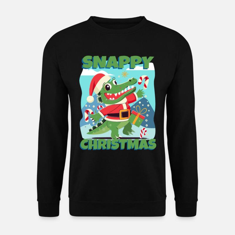Snappy christmas - Unisex Sweatshirt - black