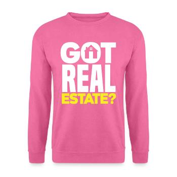 Immobilienmakler Wohnraum - Unisex Pullover - Pink - Vorne