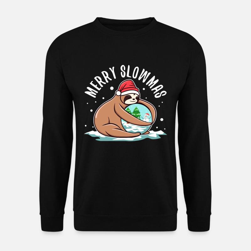 Merry Slowmas - Unisex Sweatshirt - black