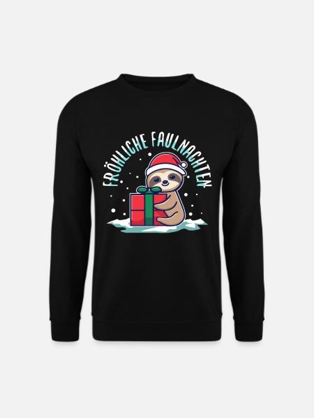 Fröhliche Faulnachten - Unisex Pullover - Schwarz