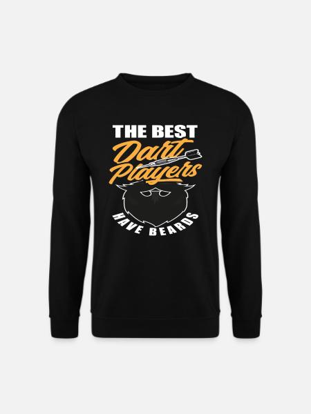 Dart Player Beard Beard Wearer - Unisex Sweatshirt - black