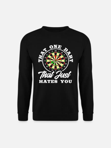 Dart Dart Dart Player Gift - Unisex Sweatshirt - black
