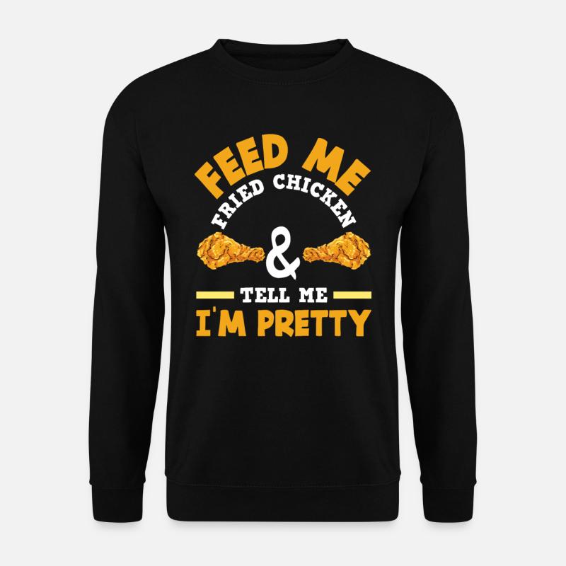 Fried Chicken Chicken Gift - Unisex Sweatshirt - black