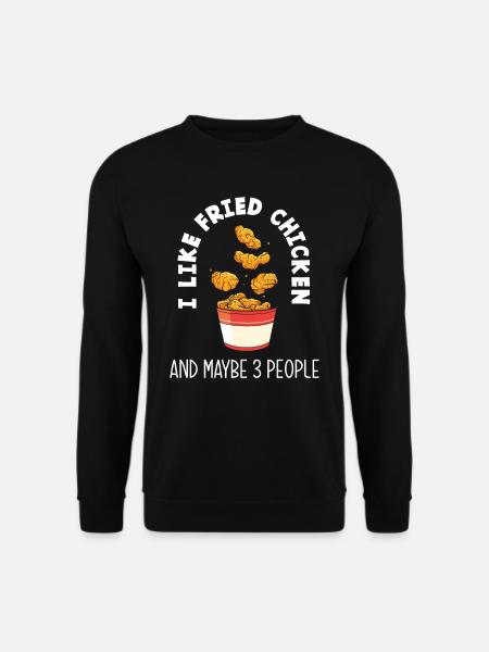 Fried Chicken Love Fast Food - Unisex Sweatshirt - black