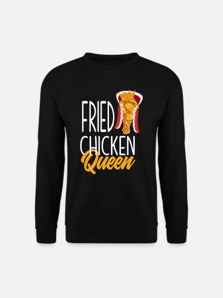 Fried Chicken Queen - Unisex Sweatshirt - black