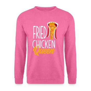 Fried Chicken Queen - Unisex Sweatshirt - pink - Front