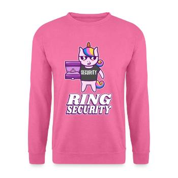 Ring Security Wedding - Unisex Pullover - Pink - Vorne