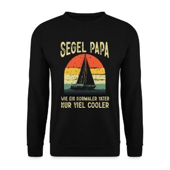 Papitän - Unisex Pullover - Schwarz - Vorne - Alina (178cm) & Michal (187cm)
