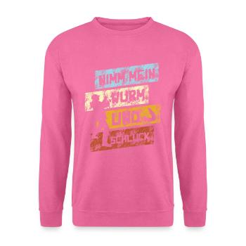 Nimm Mein Wurm Und Schluck - Unisex Pullover - Pink - Vorne