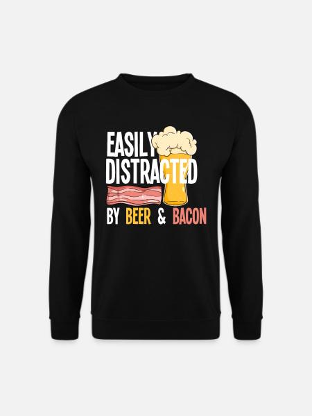 Bacon Bacon Beer - Unisex Sweatshirt - black