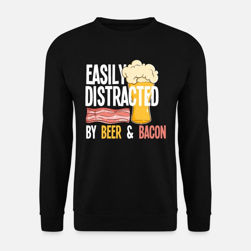Bacon Bacon Beer - Unisex Sweatshirt - black