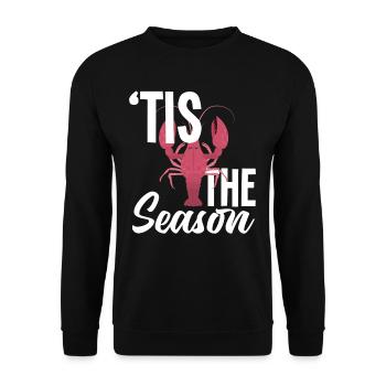 Langusten Saison Spruch Geschenk - Unisex Pullover - Schwarz - Vorne - Alina (178cm) & Michal (187cm)