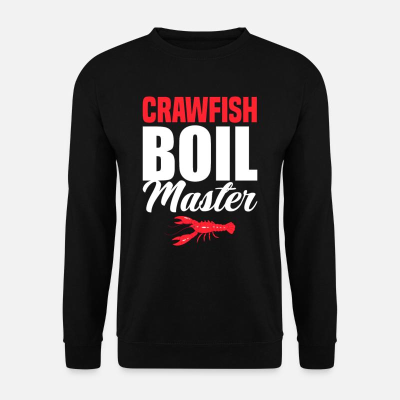 Crawfish Chef Gift - Unisex Sweatshirt - black