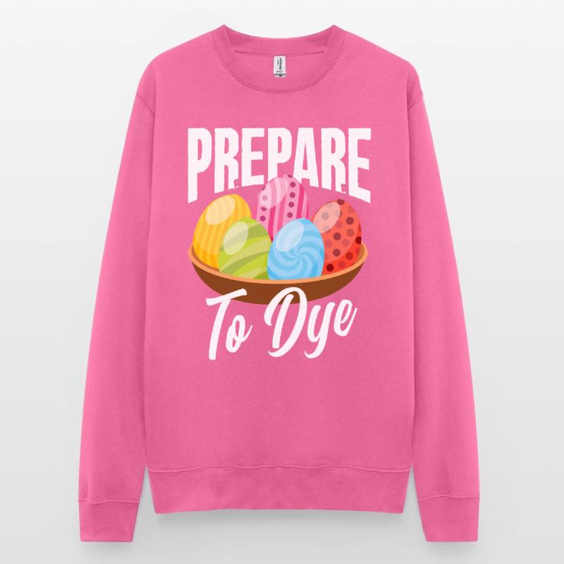 Easter Eggs Coloring Easter Pun Unisex Sweatshirt
