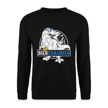 Bierosaurus Bière Osaur Bière Buveur de bière - Sweat-shirt Unisexe - noir - Devant - Alina (178cm) & Michal (187cm)