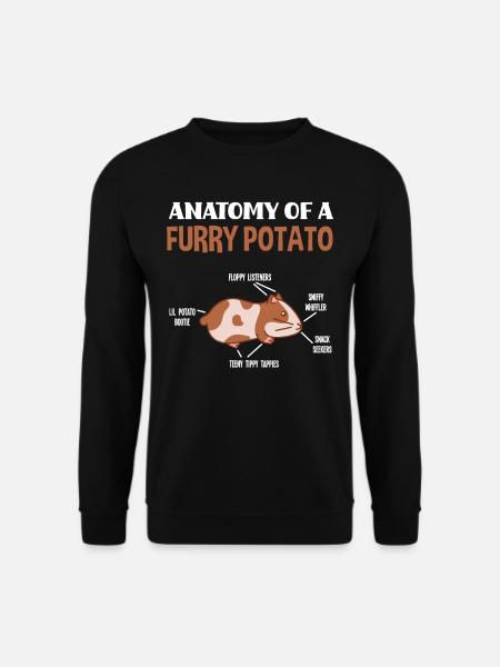 Anatomie Rongeur Cochon d’Inde - Sweat-shirt Unisexe - noir
