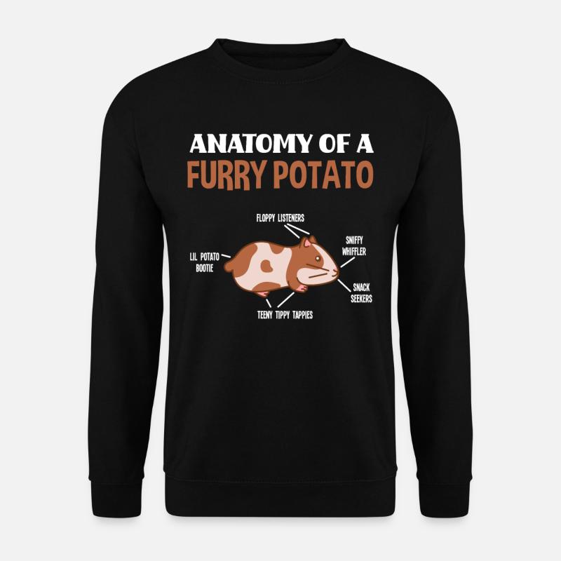 Anatomie Rongeur Cochon d’Inde - Sweat-shirt Unisexe - noir