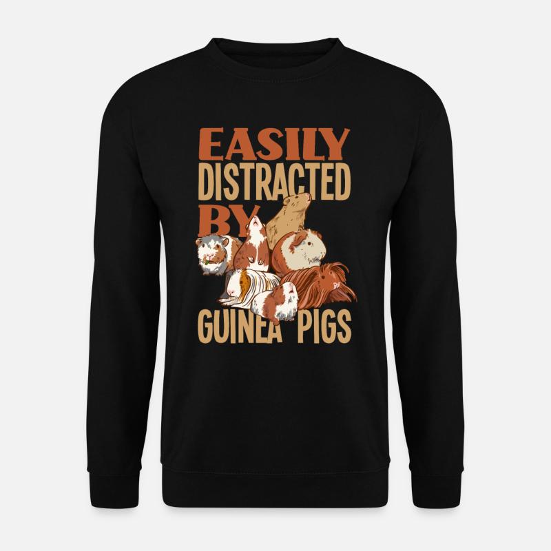 Cochon d’Inde Animal de compagnie - Sweat-shirt Unisexe - noir