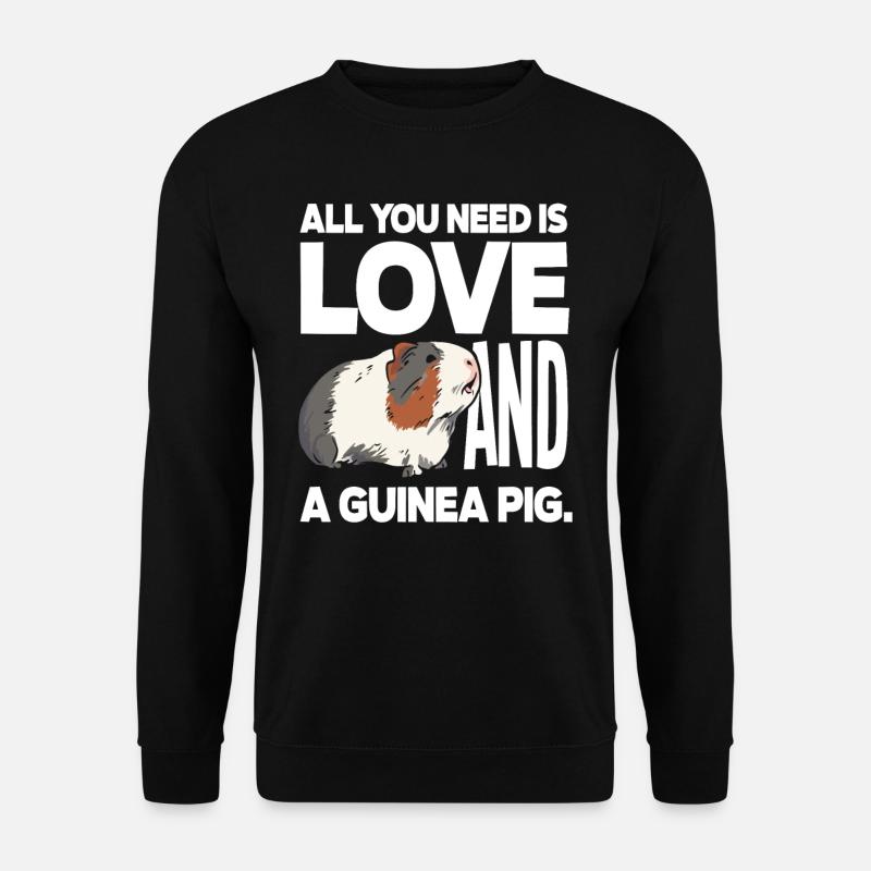Dear guinea pigs - Unisex Sweatshirt - black