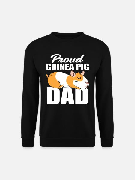Fier papa cochon d’Inde - Sweat-shirt Unisexe - noir