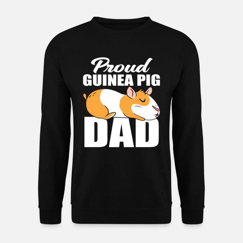 Proud guinea pig dad - Unisex Sweatshirt - black