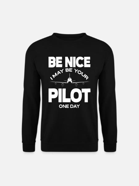 Pilot Pilot Quote Gift - Unisex Sweatshirt - black