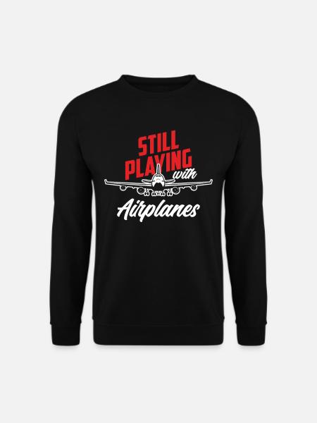 Pilot Pilot Profession Hobby - Unisex Sweatshirt - black