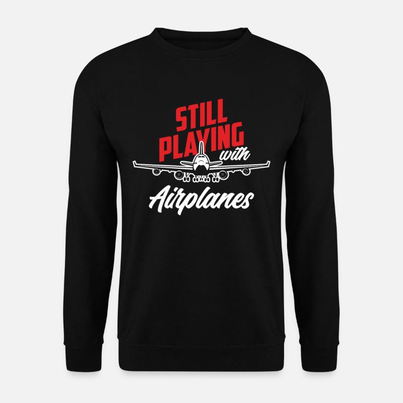 Pilot Pilot Profession Hobby - Unisex Sweatshirt - black