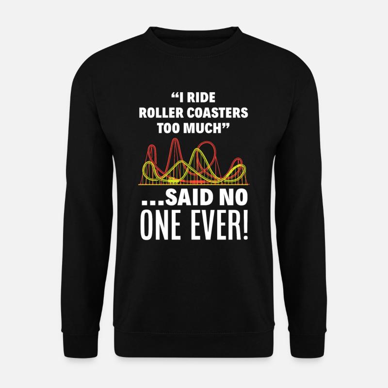 Achterbahnfan - Unisex Pullover - Schwarz