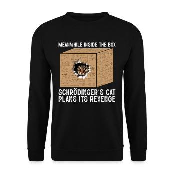Pendant ce temps, à l’intérieur de la boîte - Sweat-shirt Unisexe - noir - Devant - Alina (178cm) & Michal (187cm)
