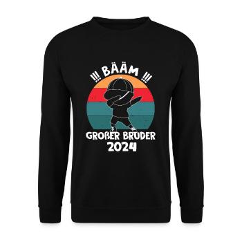 Bääm Big Brother 2024 Dabbing - Sweat-shirt Unisexe - noir - Devant - Alina (178cm) & Michal (187cm)