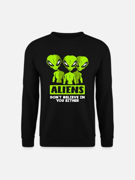 Alien Aliens - Unisex Pullover - Schwarz