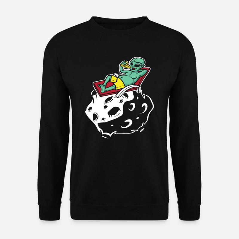 Alien Pizza Planet - Unisex Sweatshirt - black