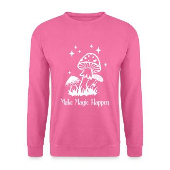 Magie Wicca Pilze Okkult Gothic Manifestieren - Unisex Pullover - Pink - Vorne