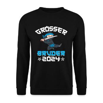 Big Brother 2024 Ninja Brother Pregnancy - Unisex Sweatshirt - black - Front - Alina (178cm) & Michal (187cm)