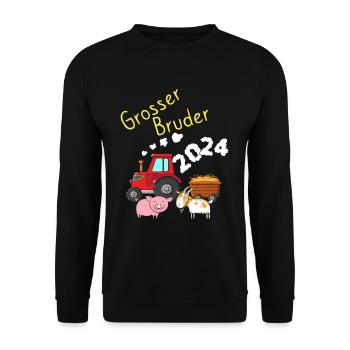 Big Brother 2024 - Unisex Sweatshirt - black - Front - Alina (178cm) & Michal (187cm)