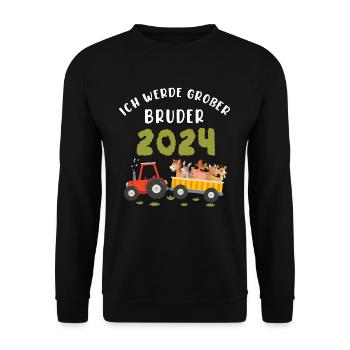 Big Brother 2024 - Unisex Sweatshirt - black - Front - Alina (178cm) & Michal (187cm)