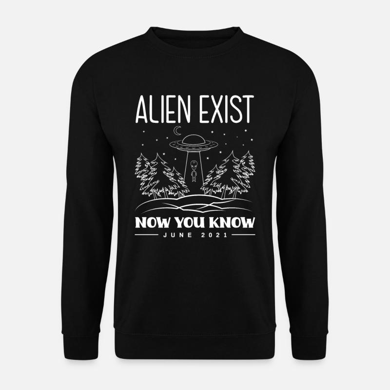 Aliens Exist - Unisex Sweatshirt - black