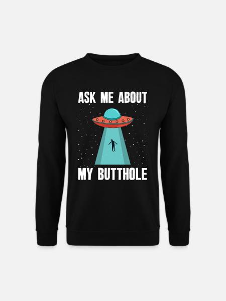 Funny Alien Abduction Alien Faith - Unisex Sweatshirt - black