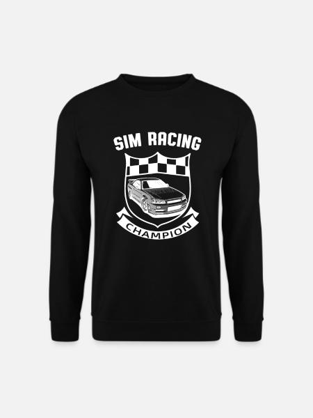 Sim Racing Champion Sim Racer Motorsport Gamer - Unisex Pullover - Schwarz