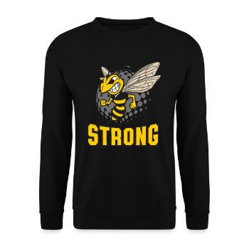 Bees Pun Beekeeper Bee Lover Inspiration - Unisex Sweatshirt - black - Front - Alina (178cm) & Michal (187cm)
