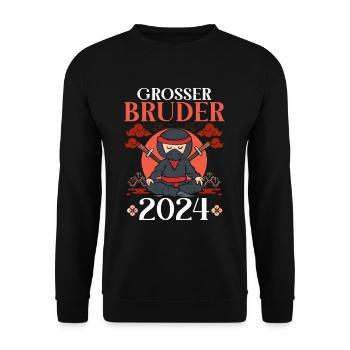 Big Brother 2024 Ninja Brother Pregnancy - Unisex Sweatshirt - black - Front - Alina (178cm) & Michal (187cm)