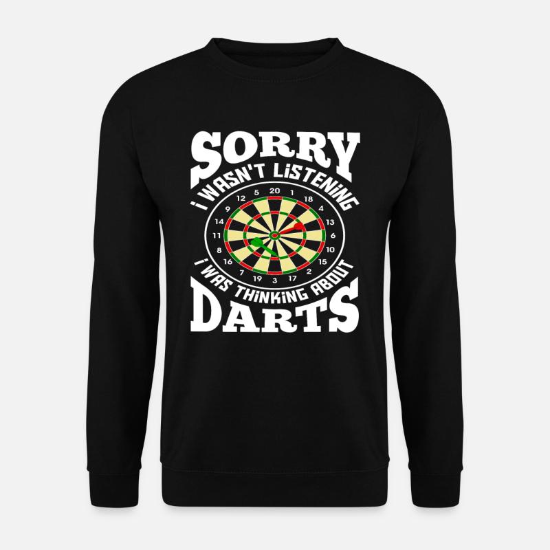 Dart Dartsport - Unisex Pullover - Schwarz