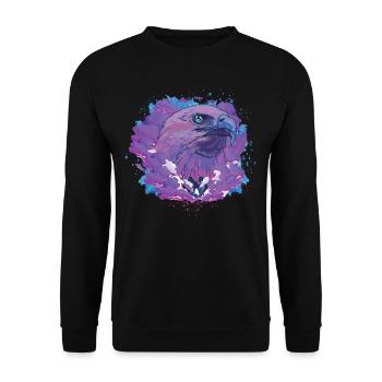 Aigle - Sweat-shirt Unisexe - noir - Devant - Alina (178cm) & Michal (187cm)