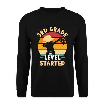 Gamer de Dabbing de 3ème Classe - Sweat-shirt Unisexe - noir - Devant - Alina (178cm) & Michal (187cm)