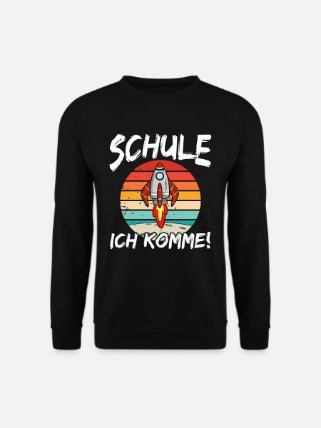 Ich Komme Schulkind Astronaut - Unisex Pullover - Schwarz