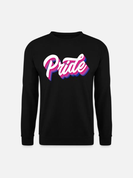 Proud Bisexual Gender Bisexuality - Unisex Sweatshirt - black